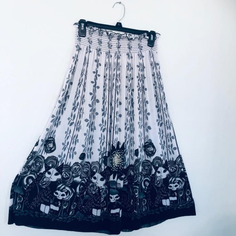 Beautiful calf long skirt with